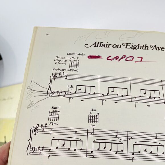 VTG Gordon Lightfoot Gord's Gold Songbook 1976 Sheet Music Loose Pages Writing - Picture 6 of 10